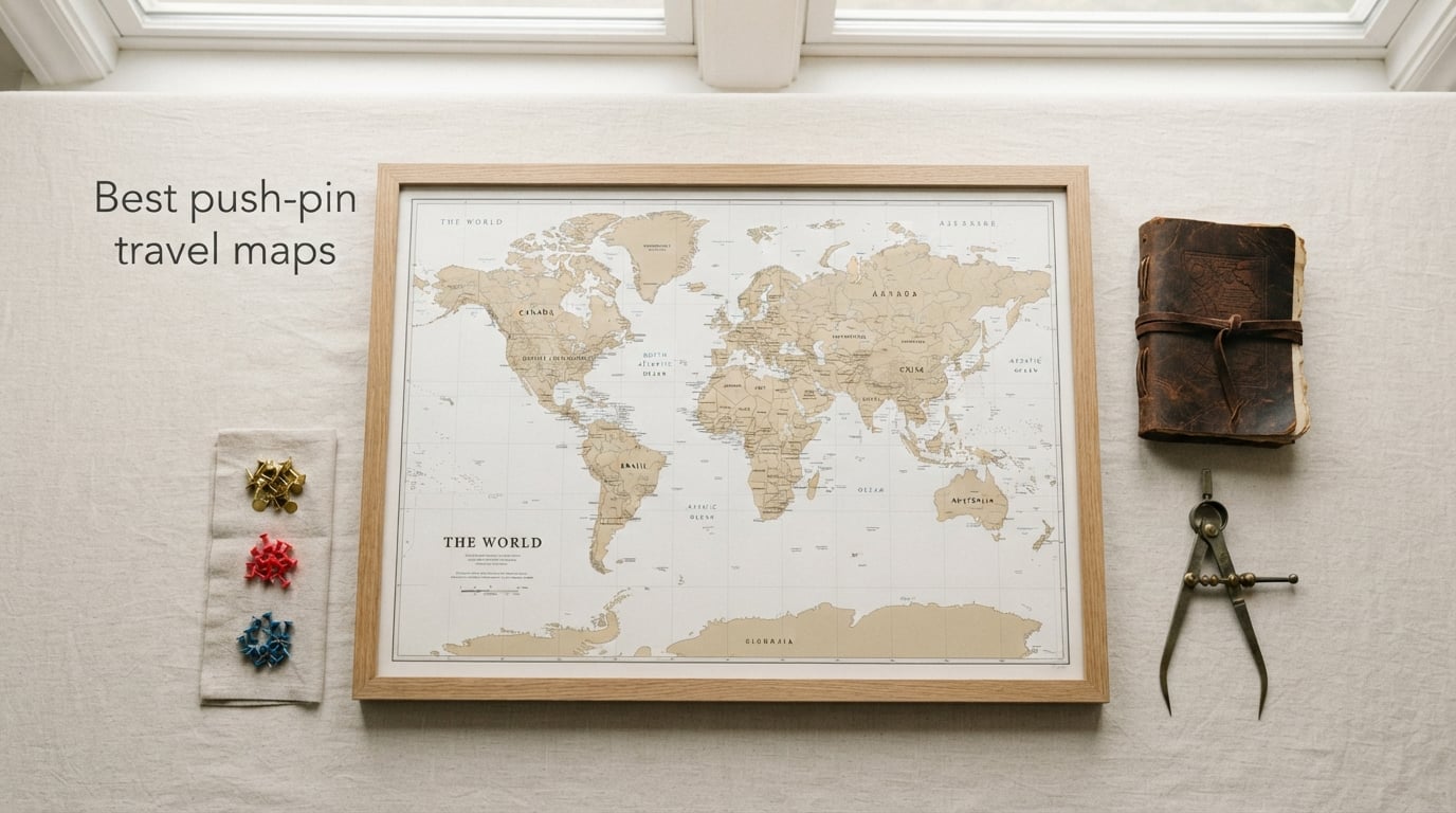 Best push-pin travel maps