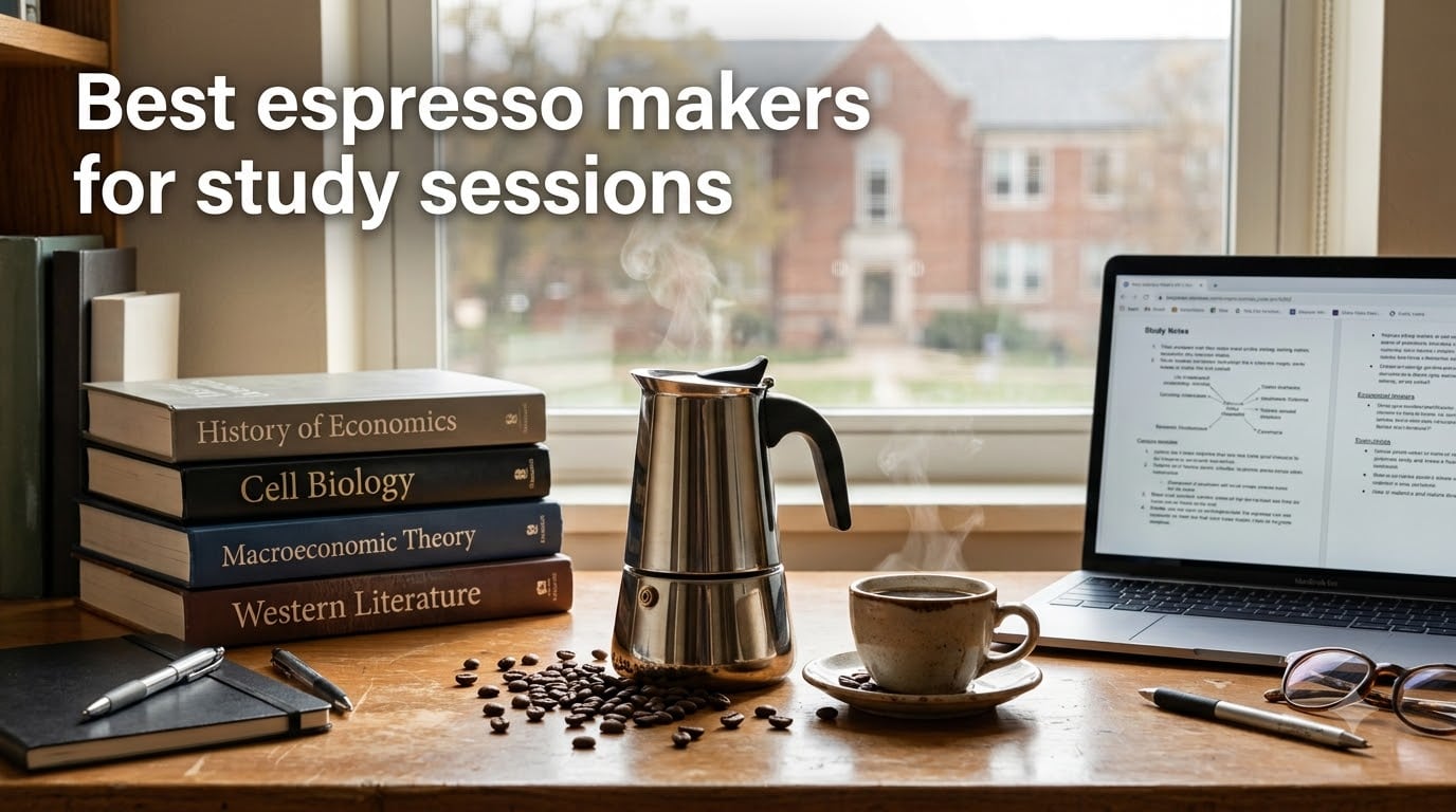 Best espresso makers for study sessions