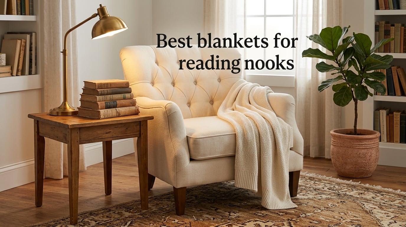Best blankets for reading nooks