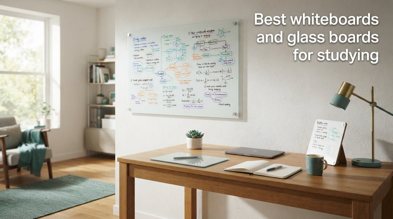 Best whiteboards and glass boards for studying