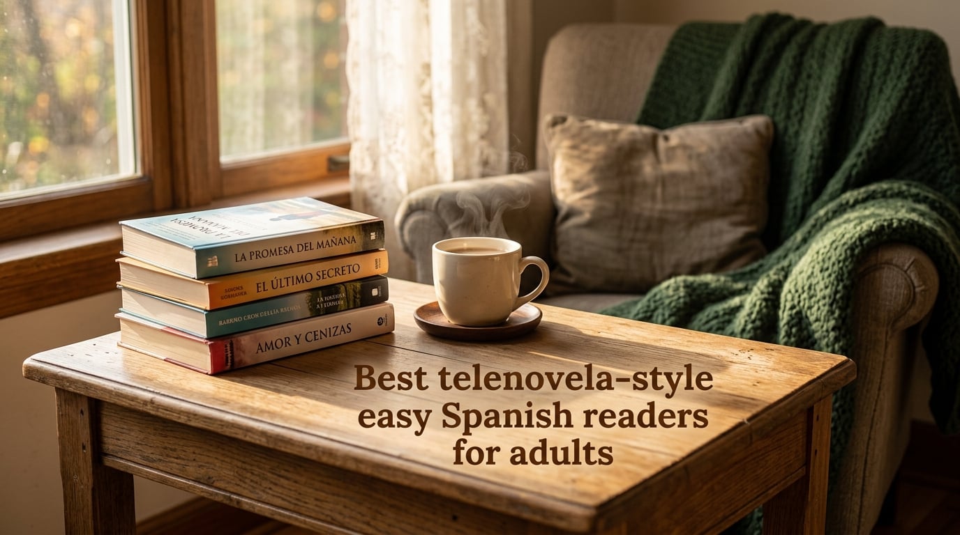 Best telenovela-style easy Spanish readers for adults