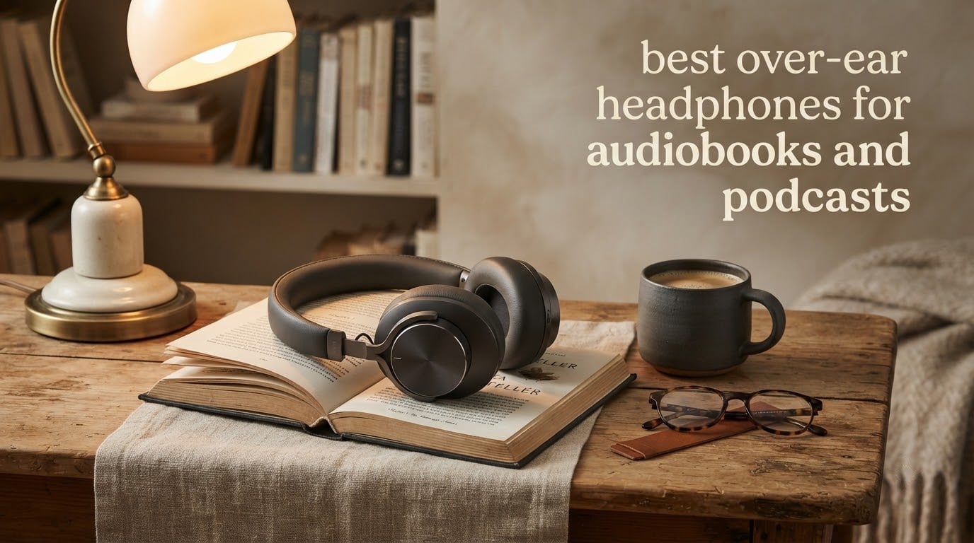 best over-ear headphones for audiobooks and podcasts