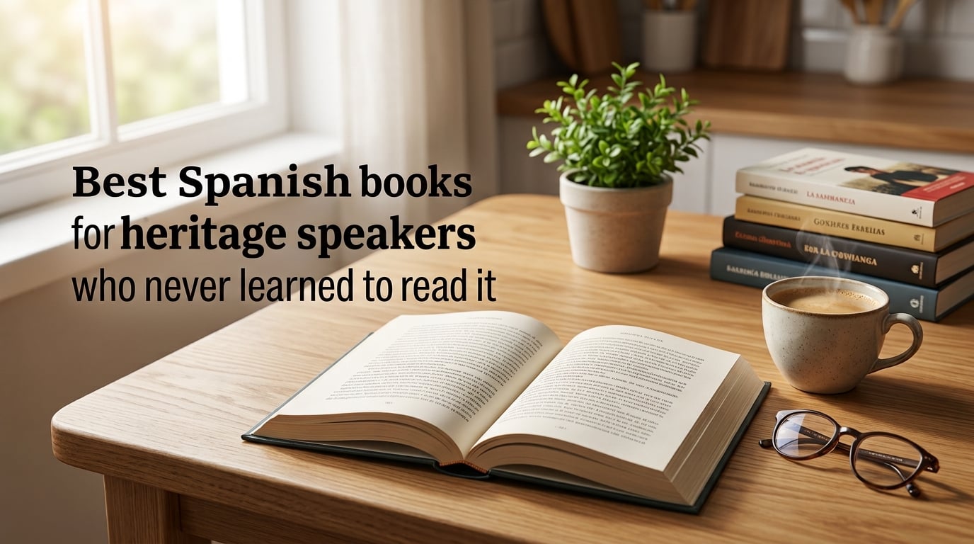 Best Spanish books for heritage speakers who never learned to read it