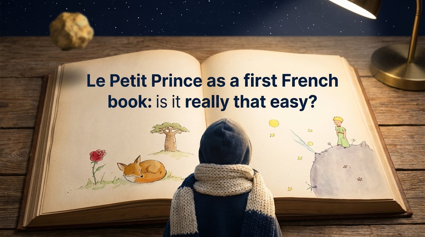Le Petit Prince as a first French book: is it really that easy?
