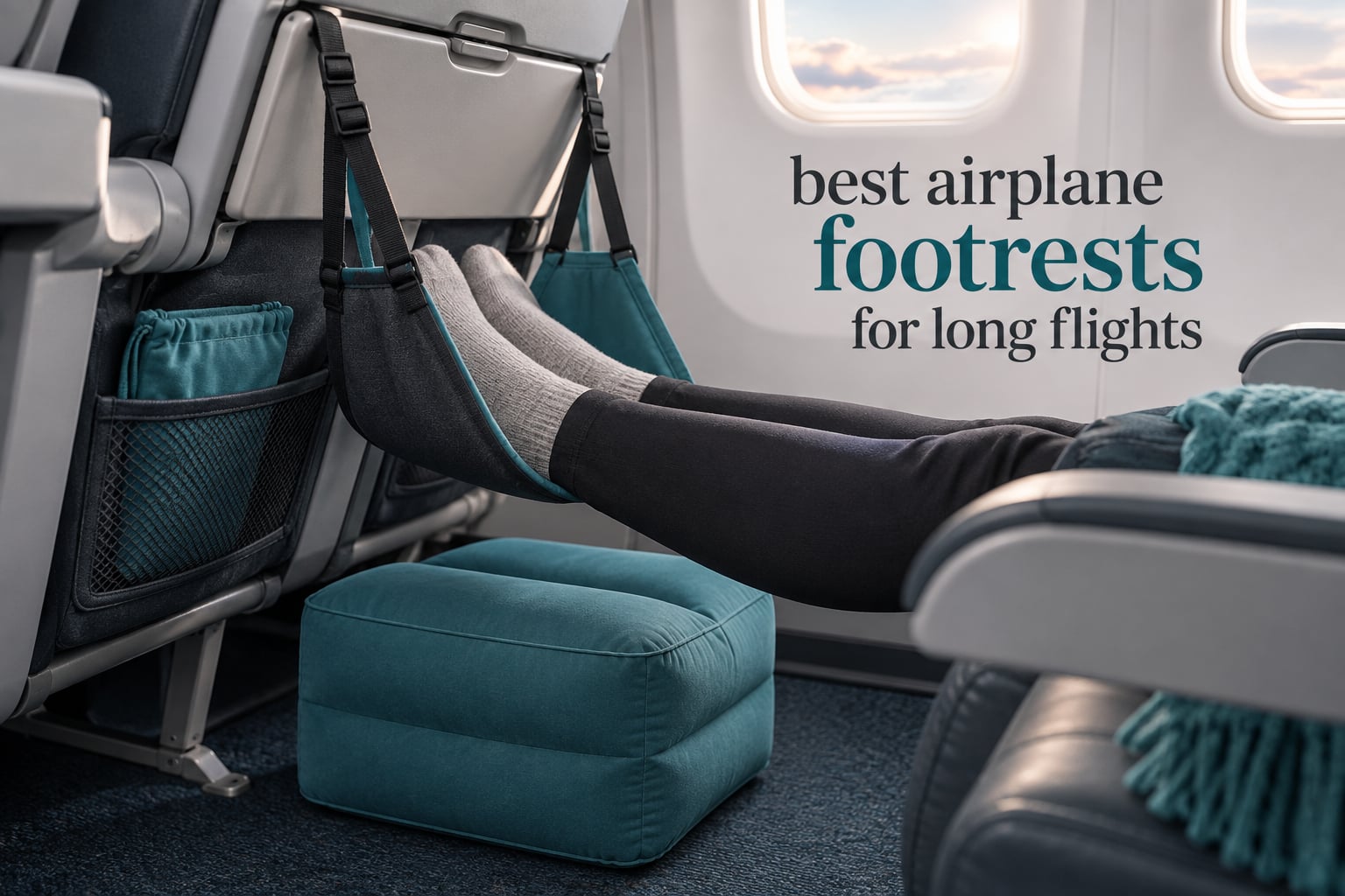best airplane footrests for long flights