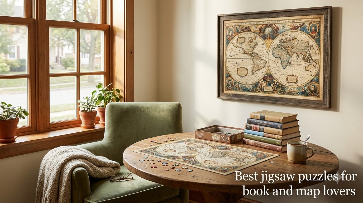 Best jigsaw puzzles for book and map lovers