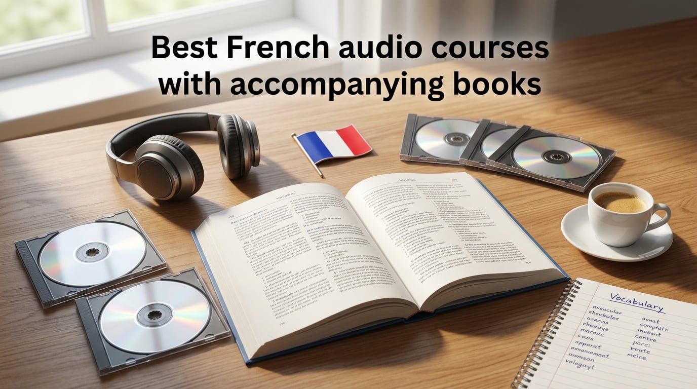 Best French audio courses with accompanying books