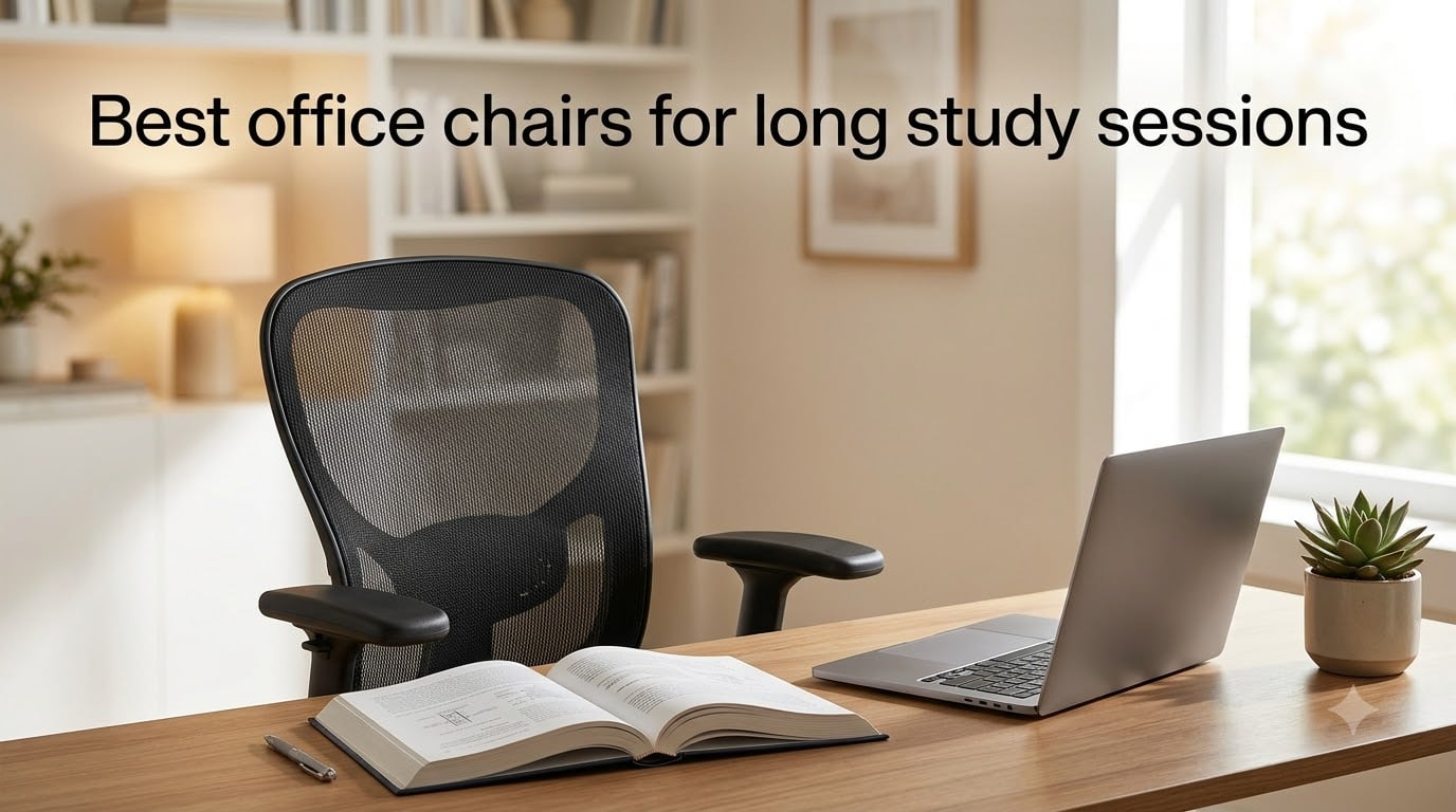 Best office chairs for long study sessions