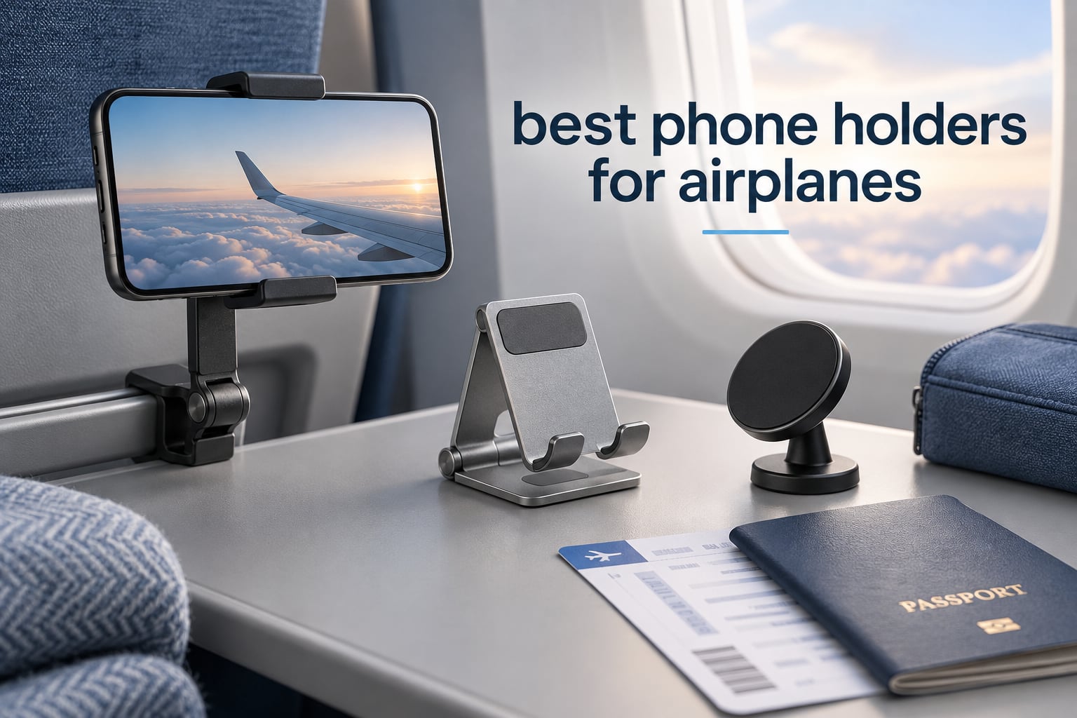 best phone holders for airplanes