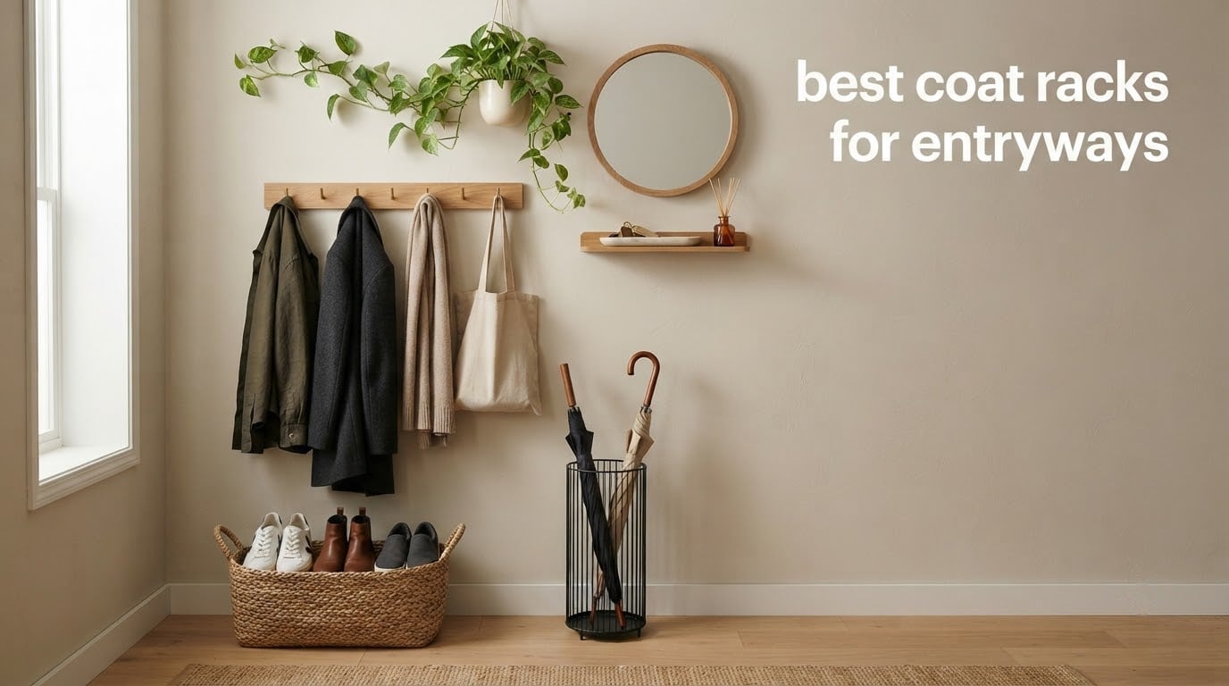 best coat racks for entryways