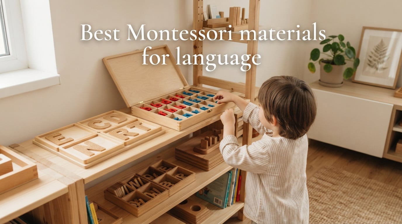 Best Montessori materials for language