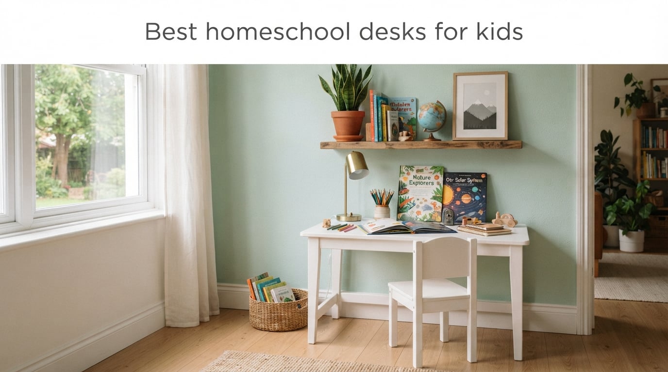 Best homeschool desks for kids