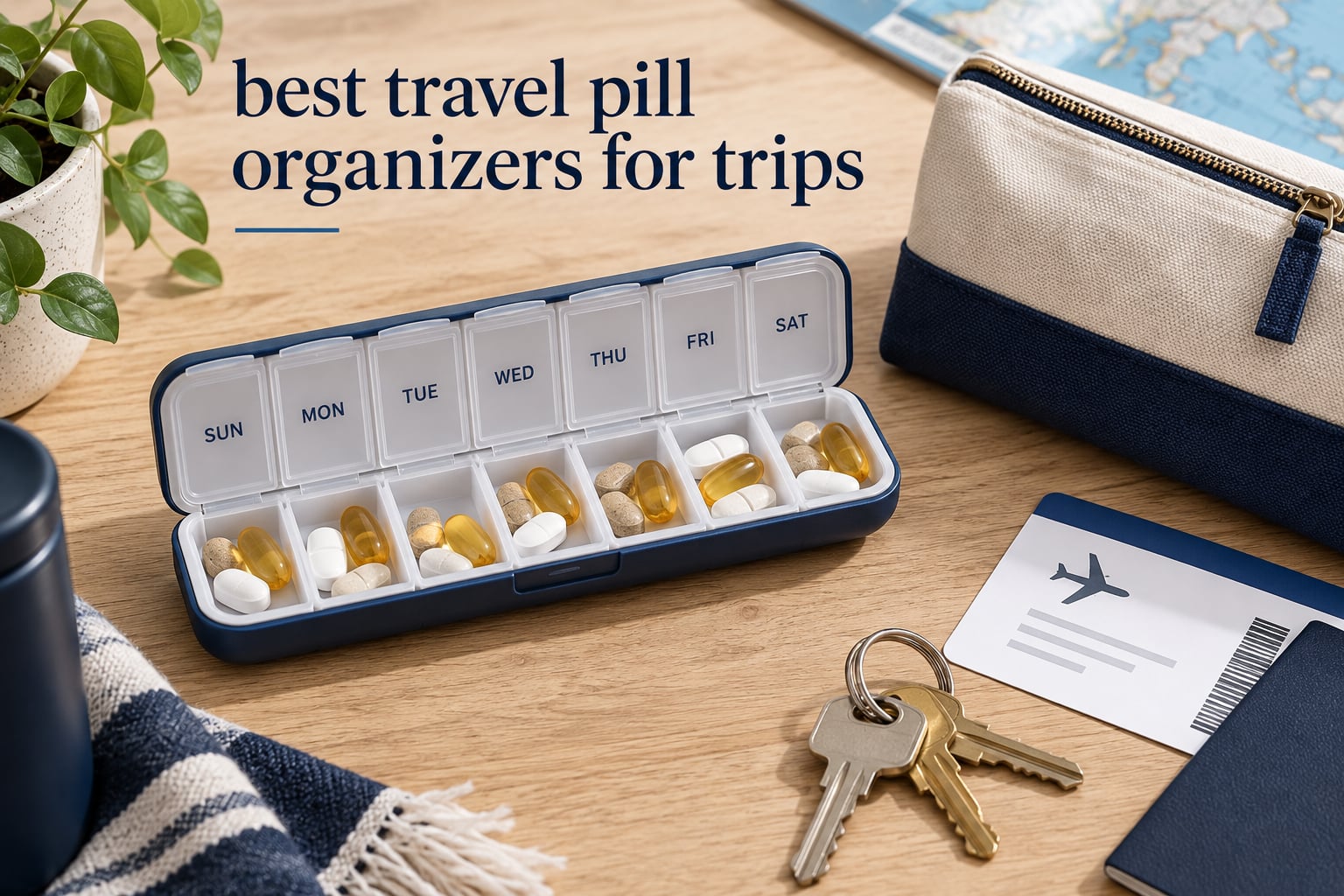 best travel pill organizers for trips