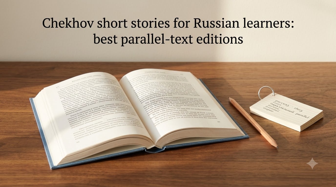 Chekhov short stories for Russian learners: best parallel-text editions