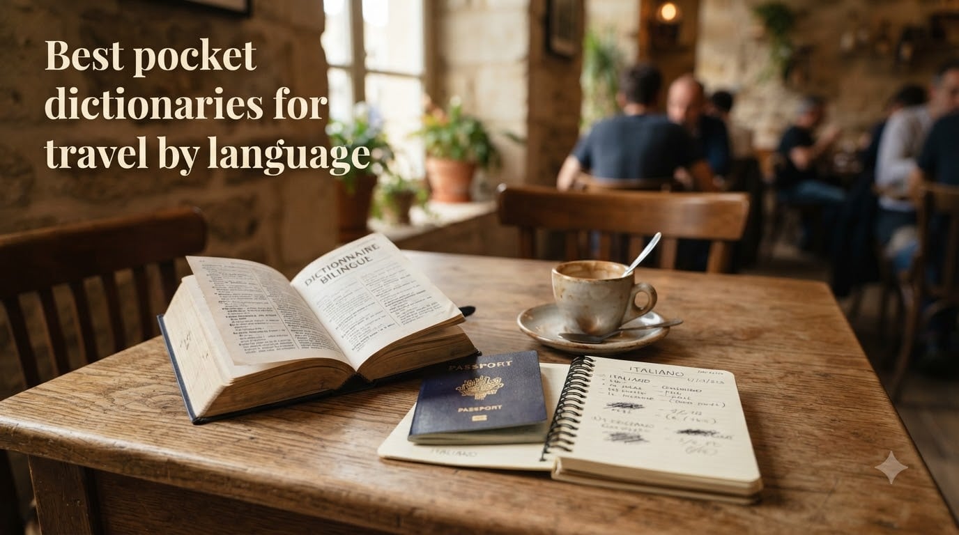 Best pocket dictionaries for travel by language