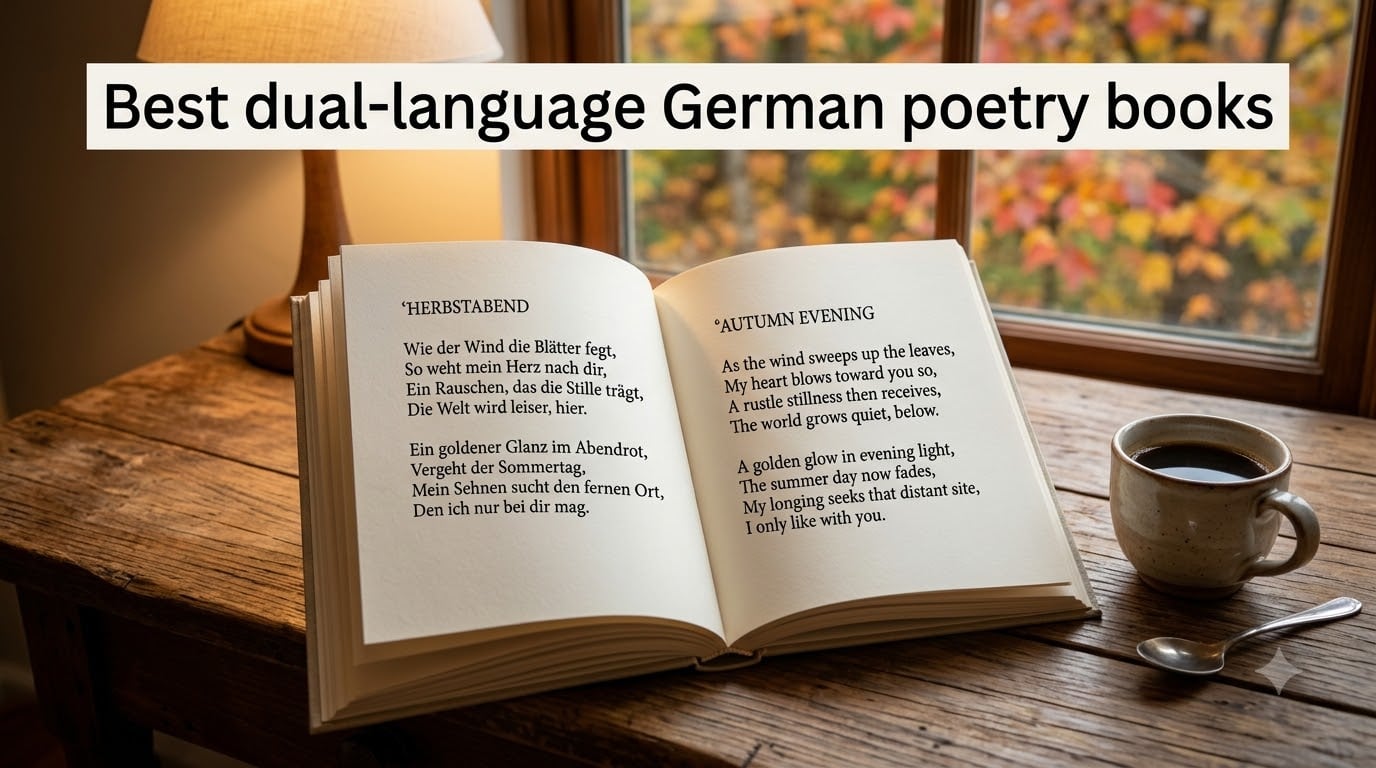Best dual-language German poetry books