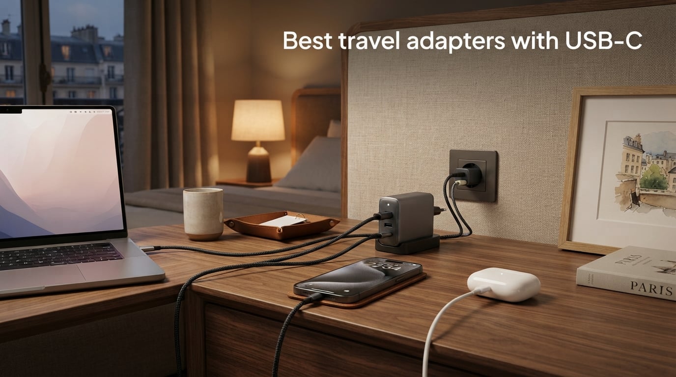 Best travel adapters with USB-C