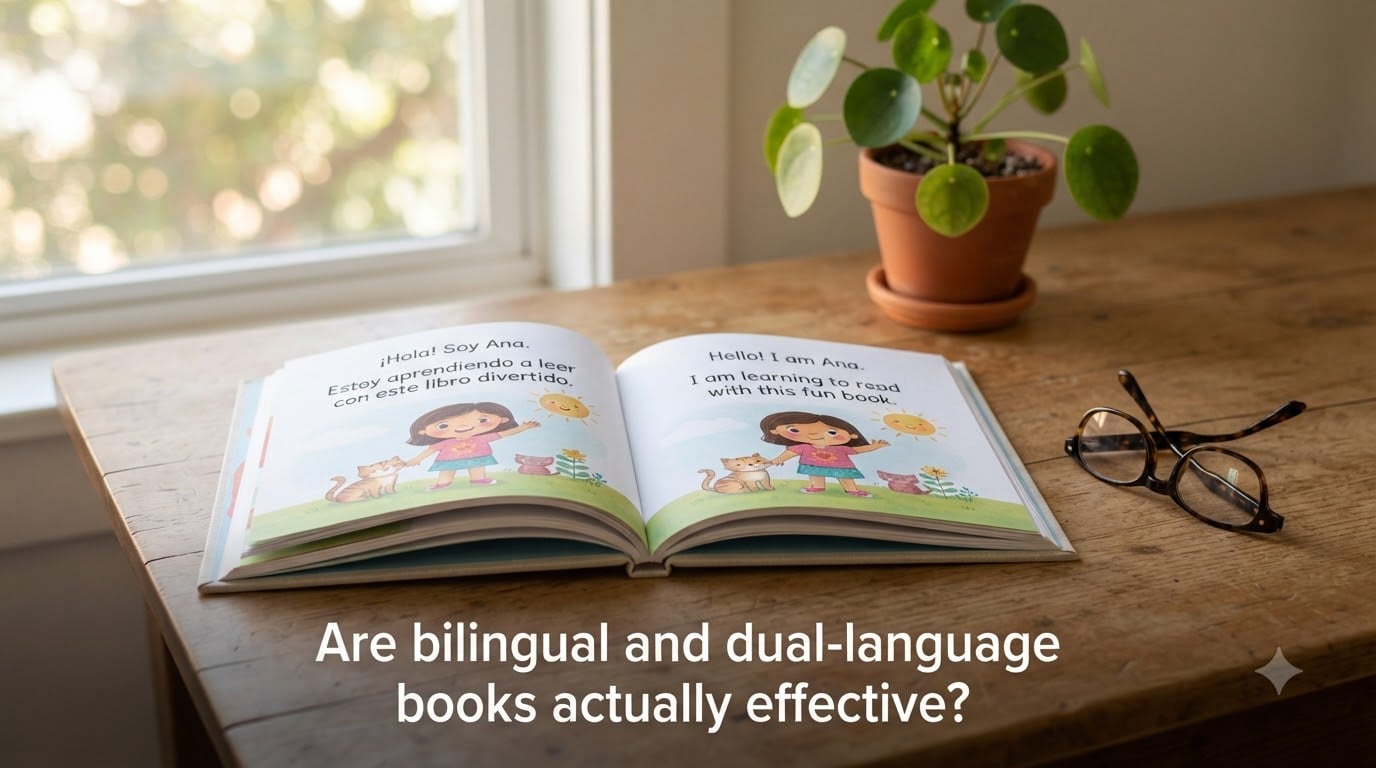 Are bilingual and dual-language books actually effective?