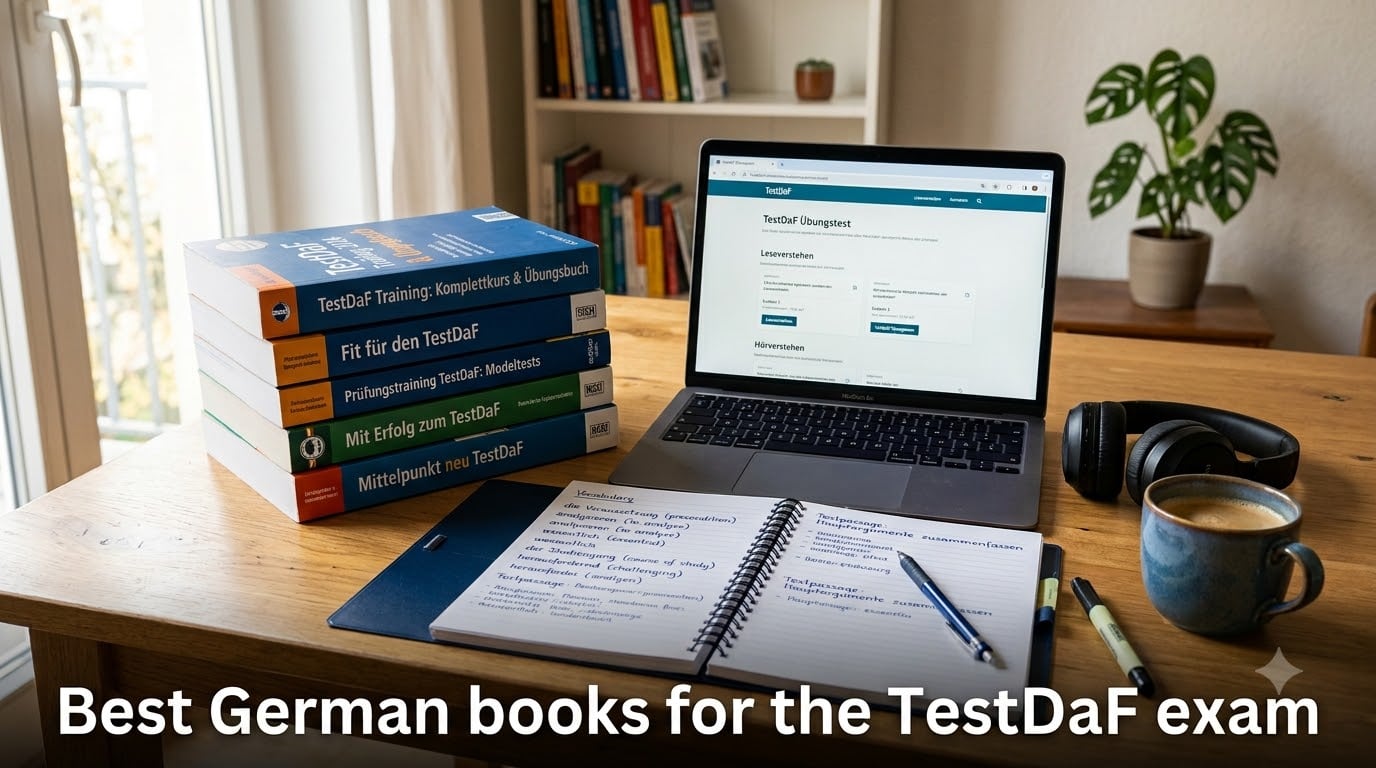 Best German books for the TestDaF exam