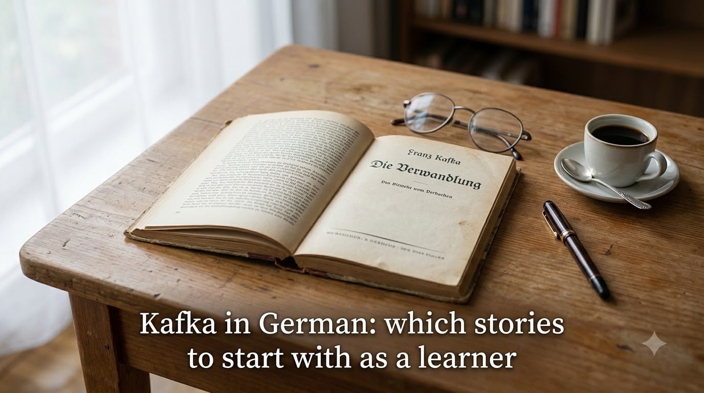 Kafka in German: which stories to start with as a learner