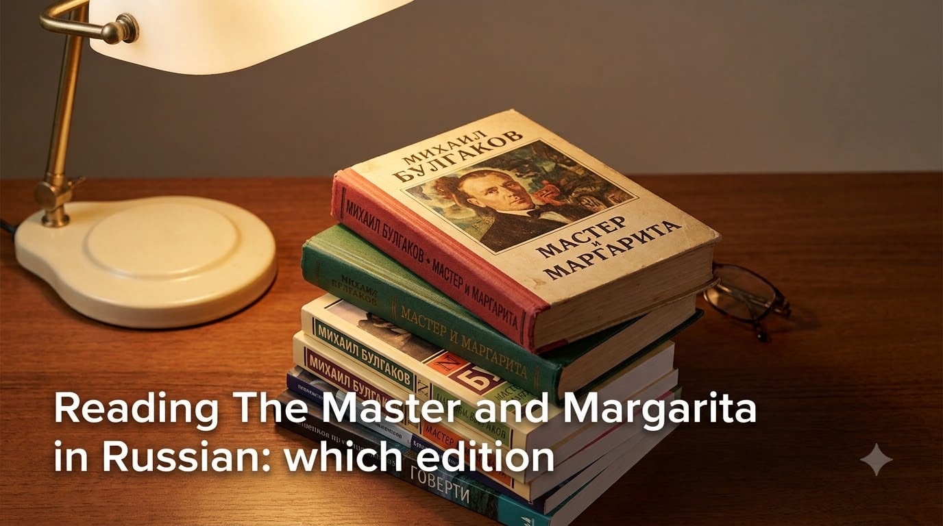 Reading The Master and Margarita in Russian: which edition