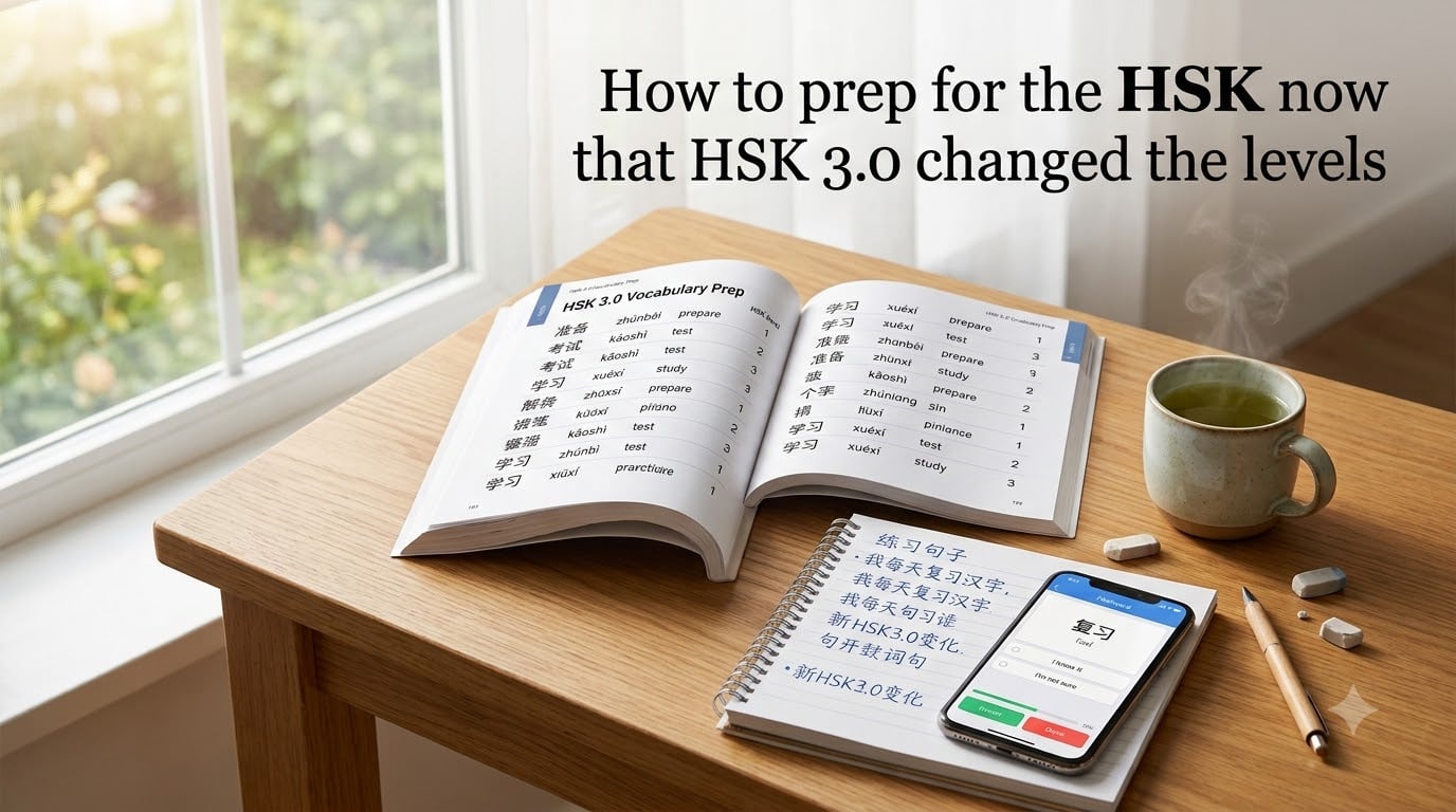 How to prep for the HSK now that HSK 3.0 changed the levels