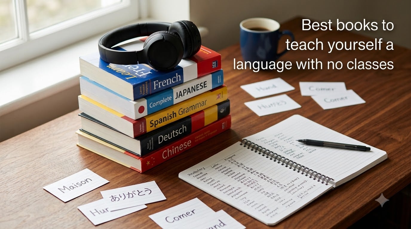 Best books to teach yourself a language with no classes