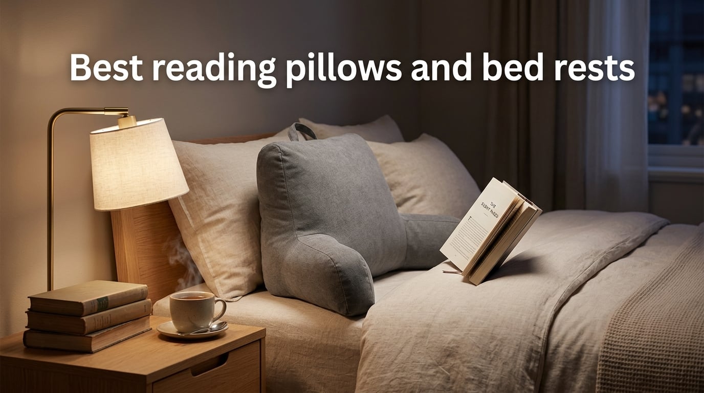 Best reading pillows and bed rests