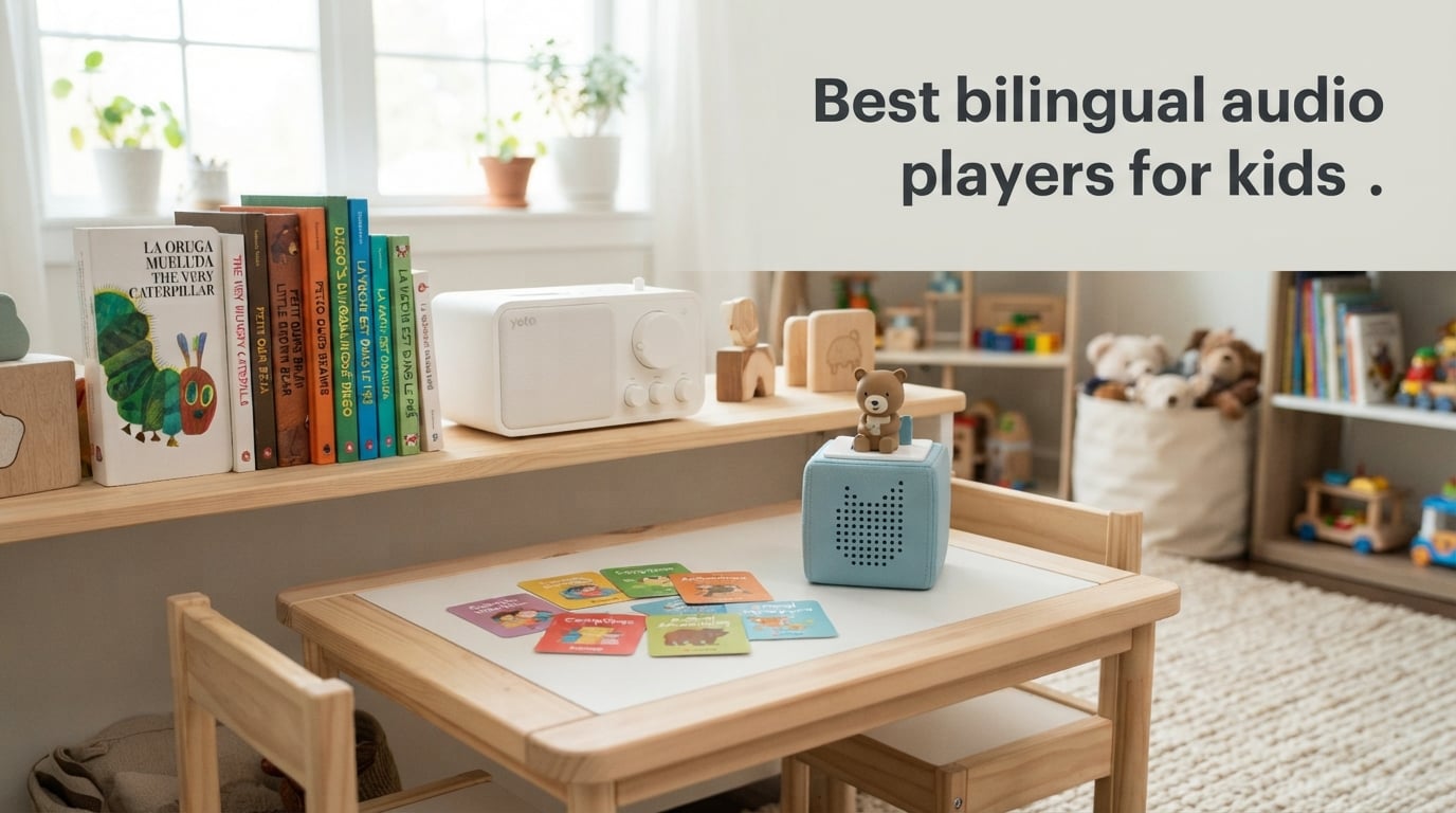 Best bilingual audio players for kids
