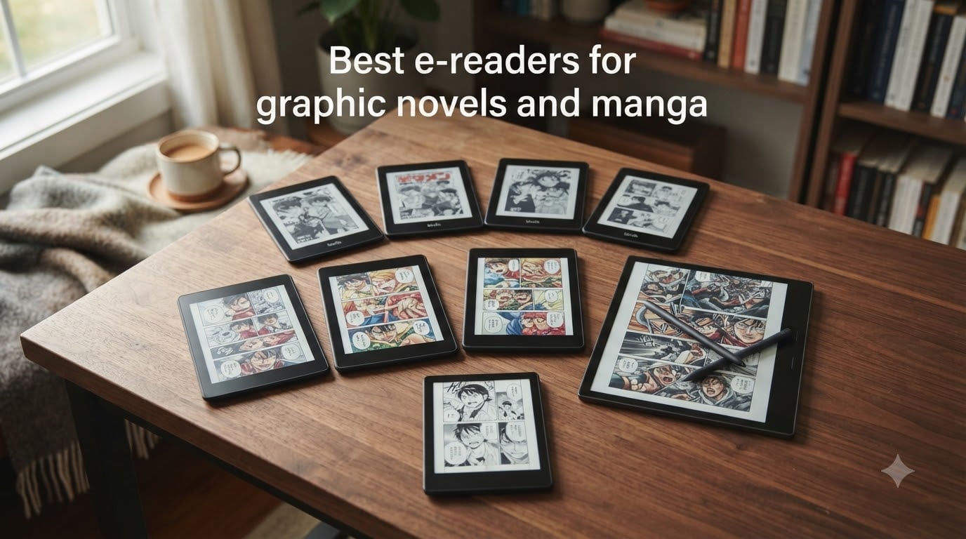 Best e-readers for graphic novels and manga