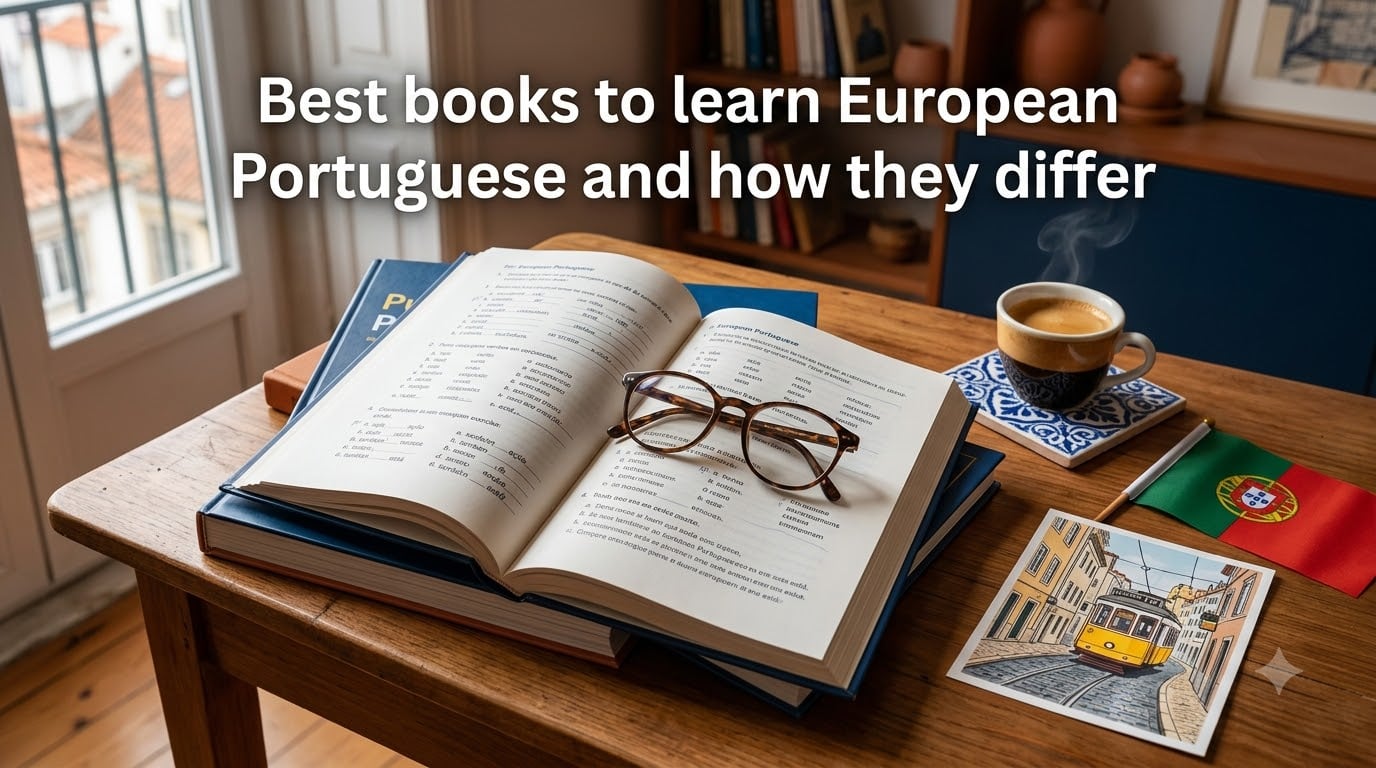 Best books to learn European Portuguese and how they differ