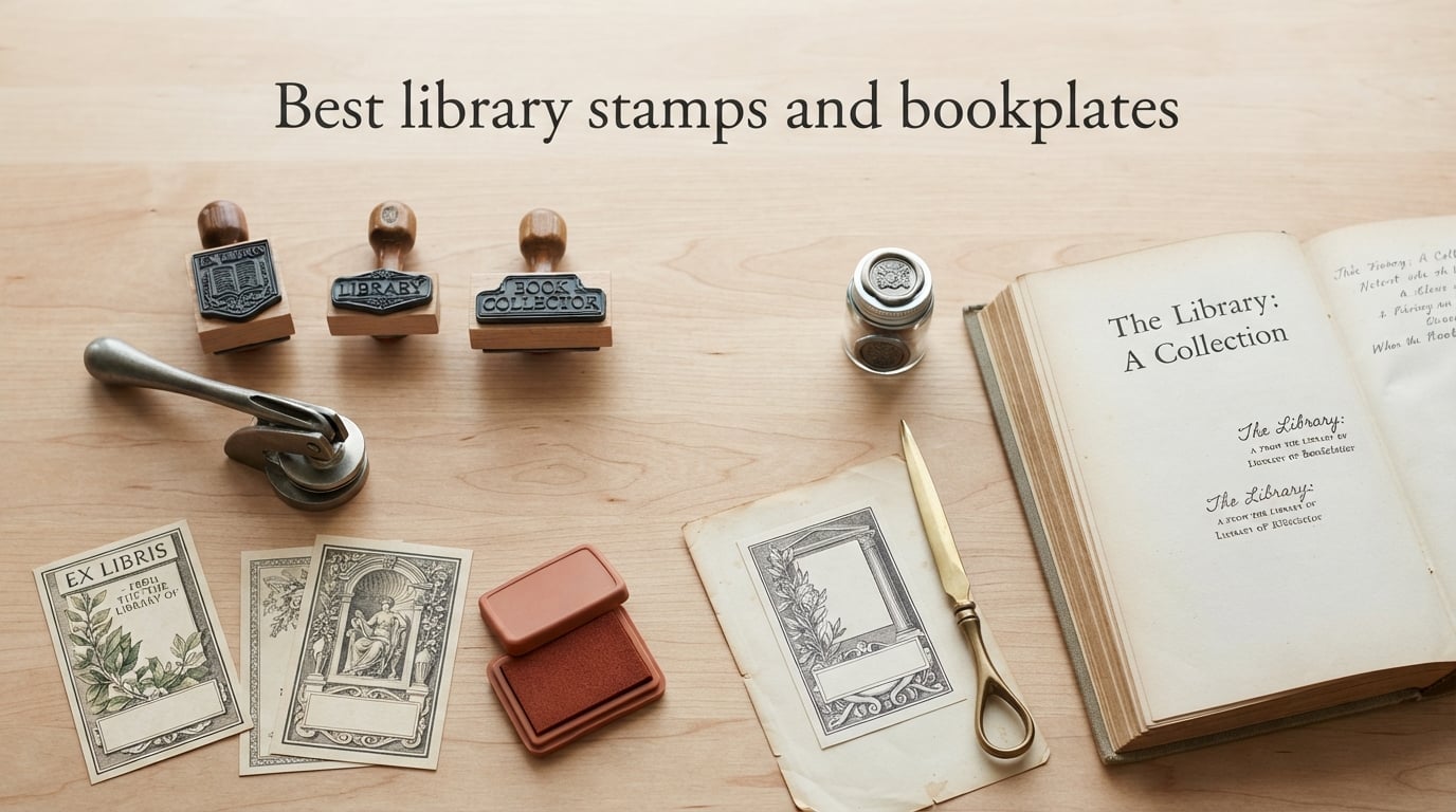 Best library stamps and bookplates