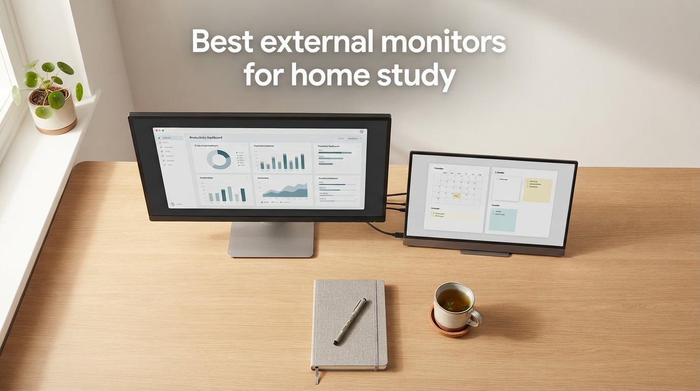 Best external monitors for home study
