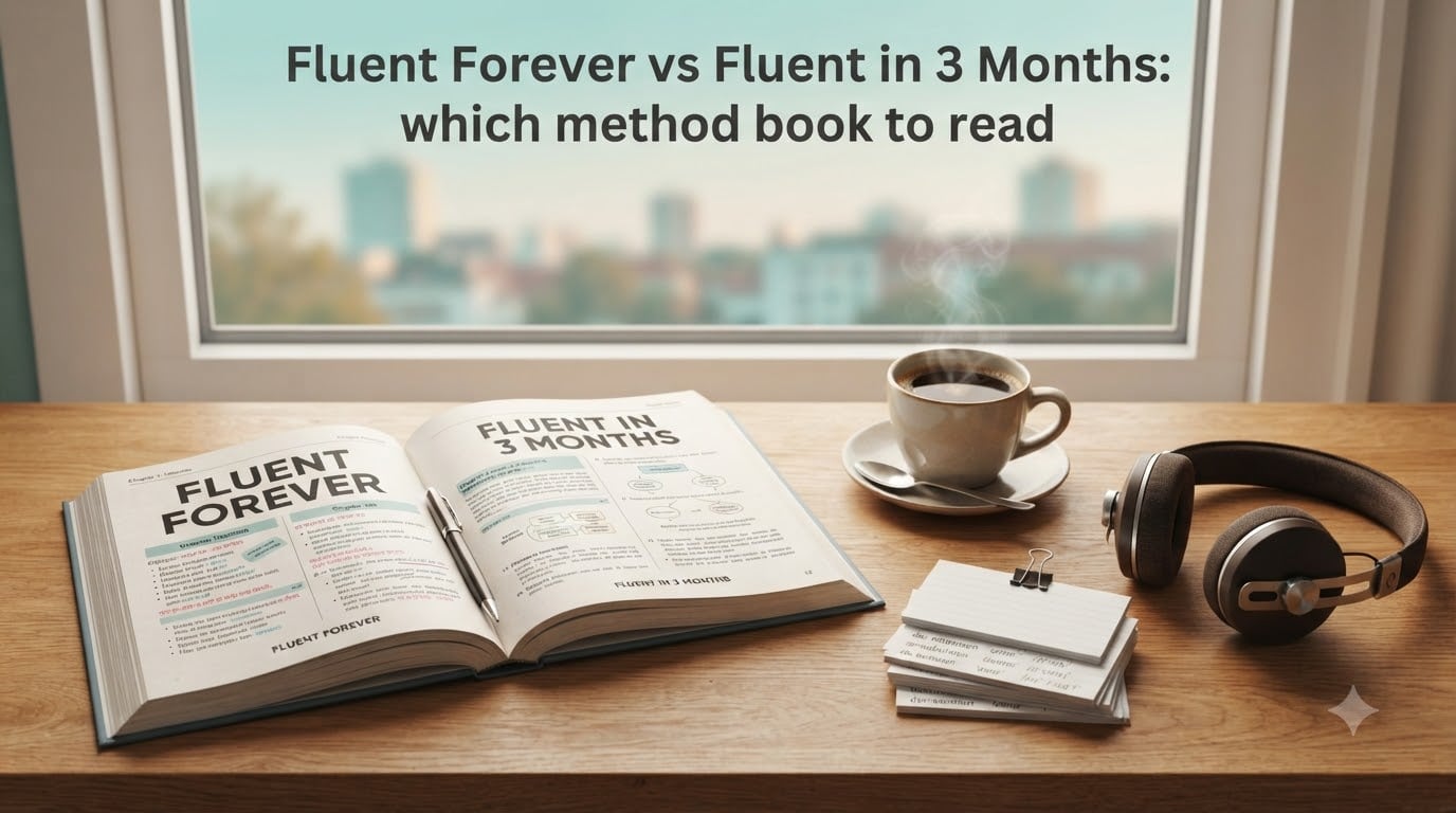 Fluent Forever vs Fluent in 3 Months: which method book to read