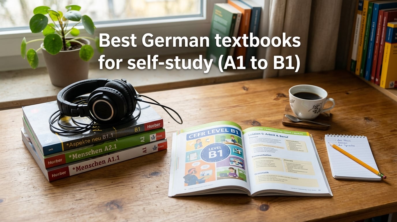 Best German textbooks for self-study (A1 to B1)