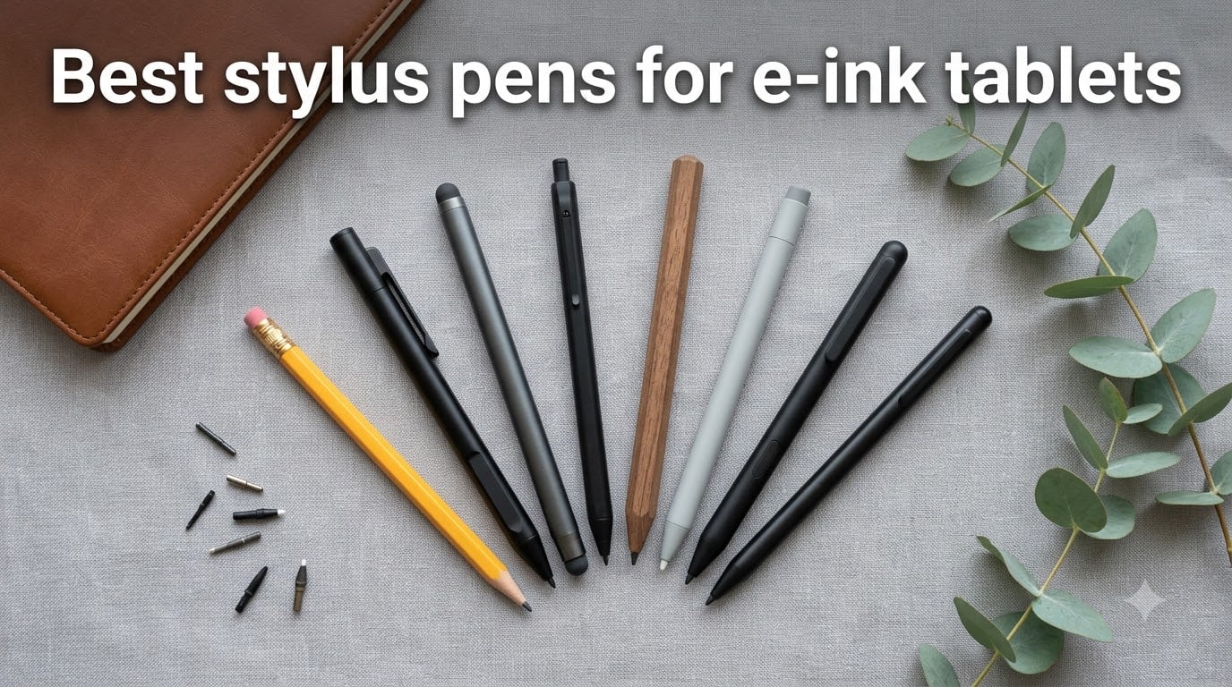 Best stylus pens for e-ink tablets