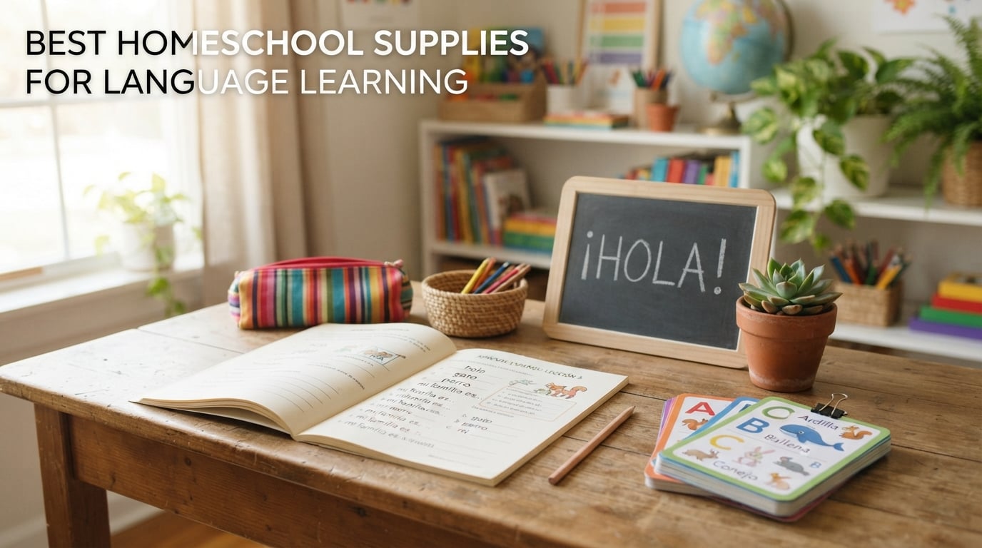 Best homeschool supplies for language learning