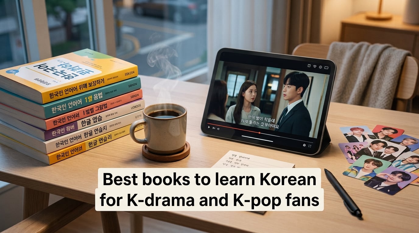 Best books to learn Korean for K-drama and K-pop fans