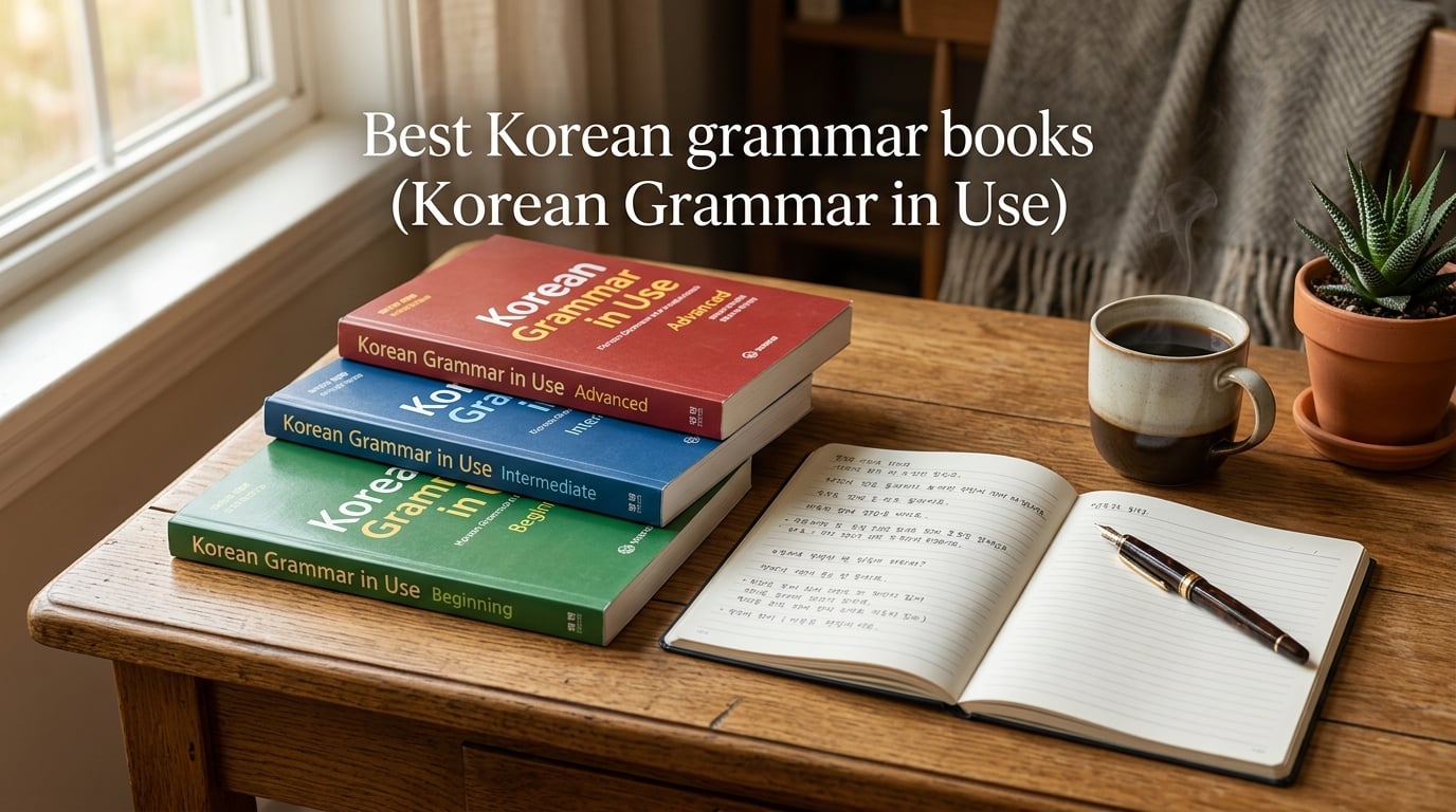 Best Korean grammar books (Korean Grammar in Use)