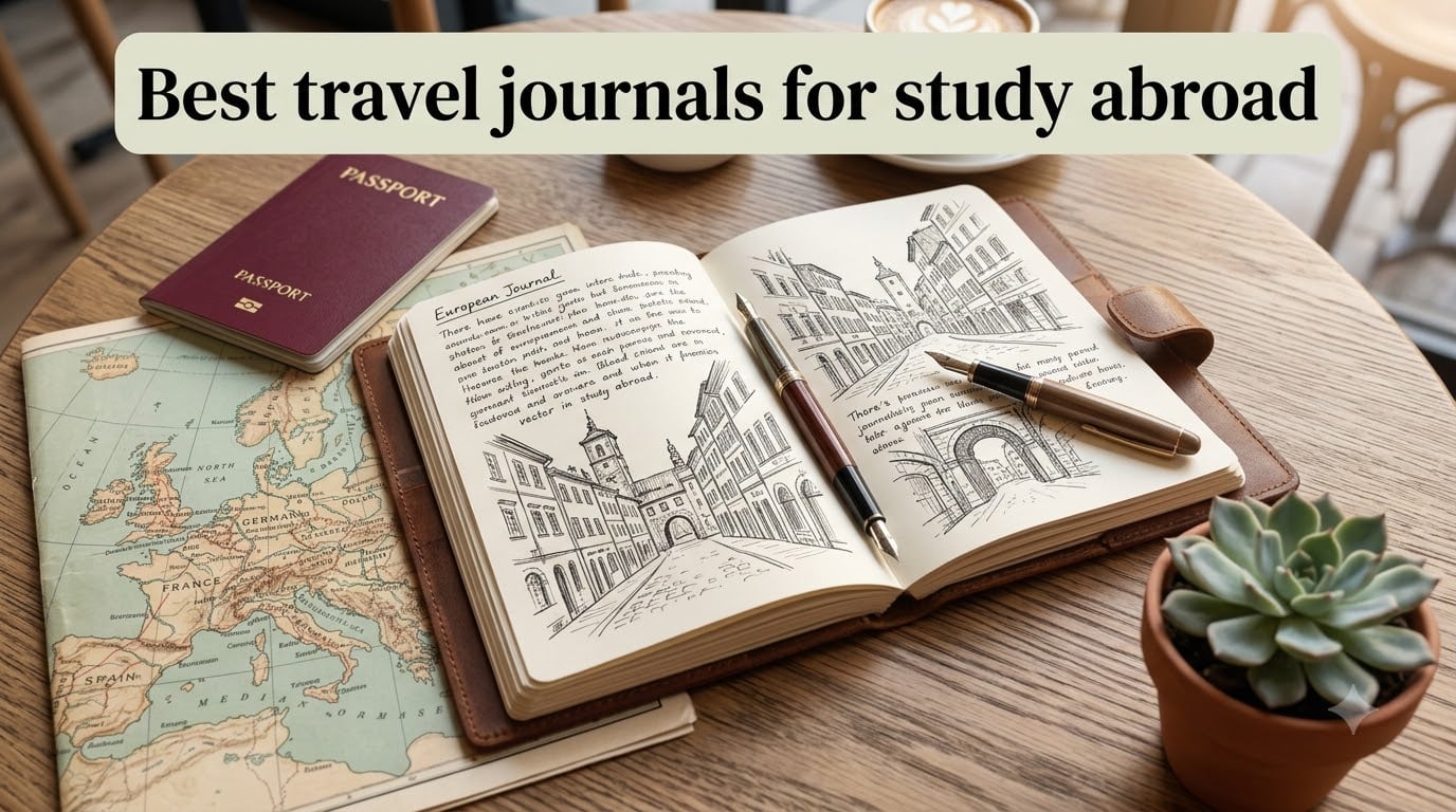 Best travel journals for study abroad