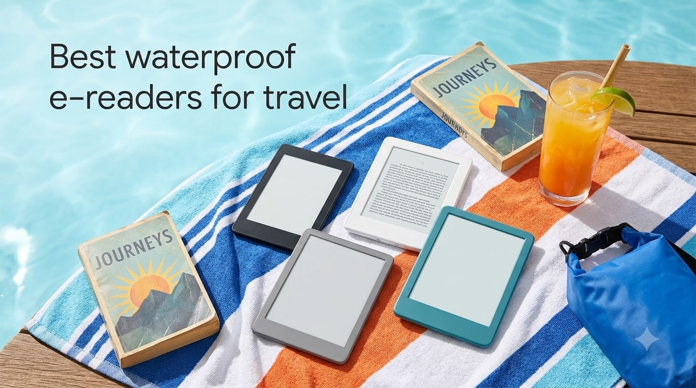 Best waterproof e-readers for travel