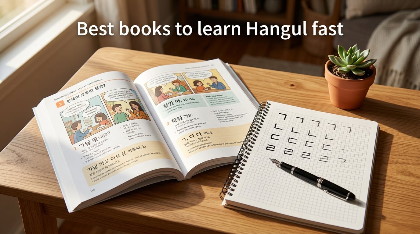 Best books to learn Hangul fast