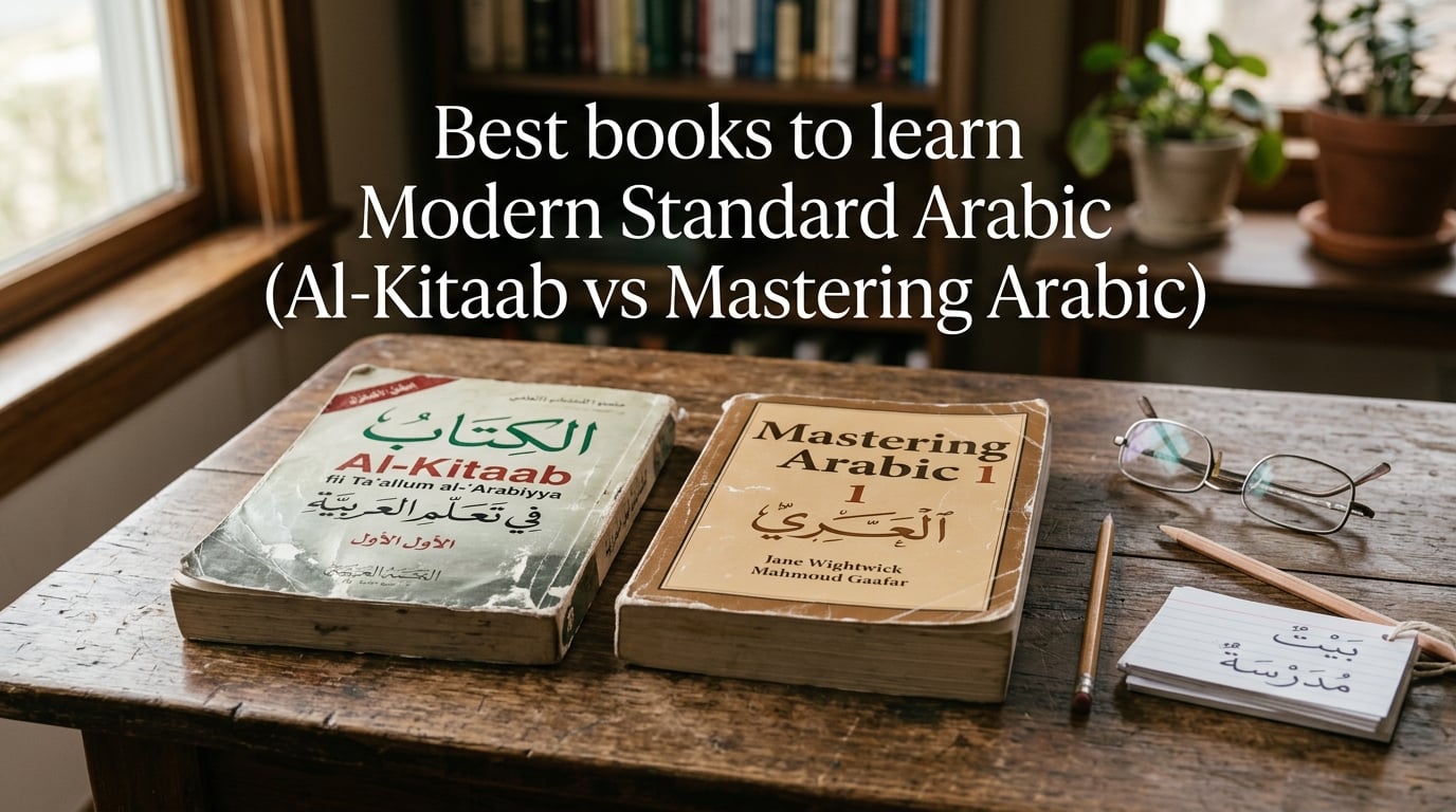 Best books to learn Modern Standard Arabic (Al-Kitaab vs Mastering Arabic)
