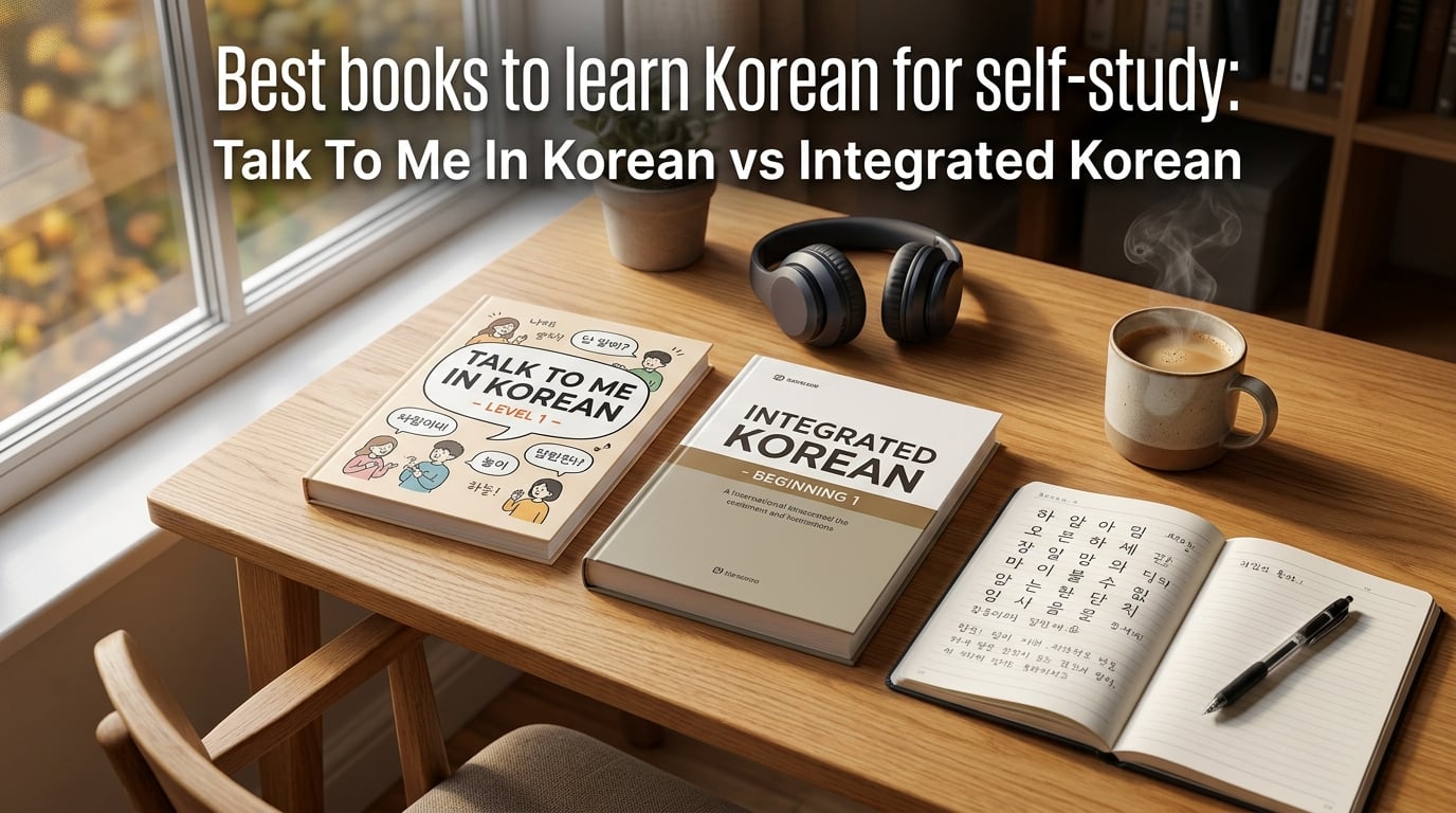 Best books to learn Korean for self-study: Talk To Me In Korean vs Integrated Korean