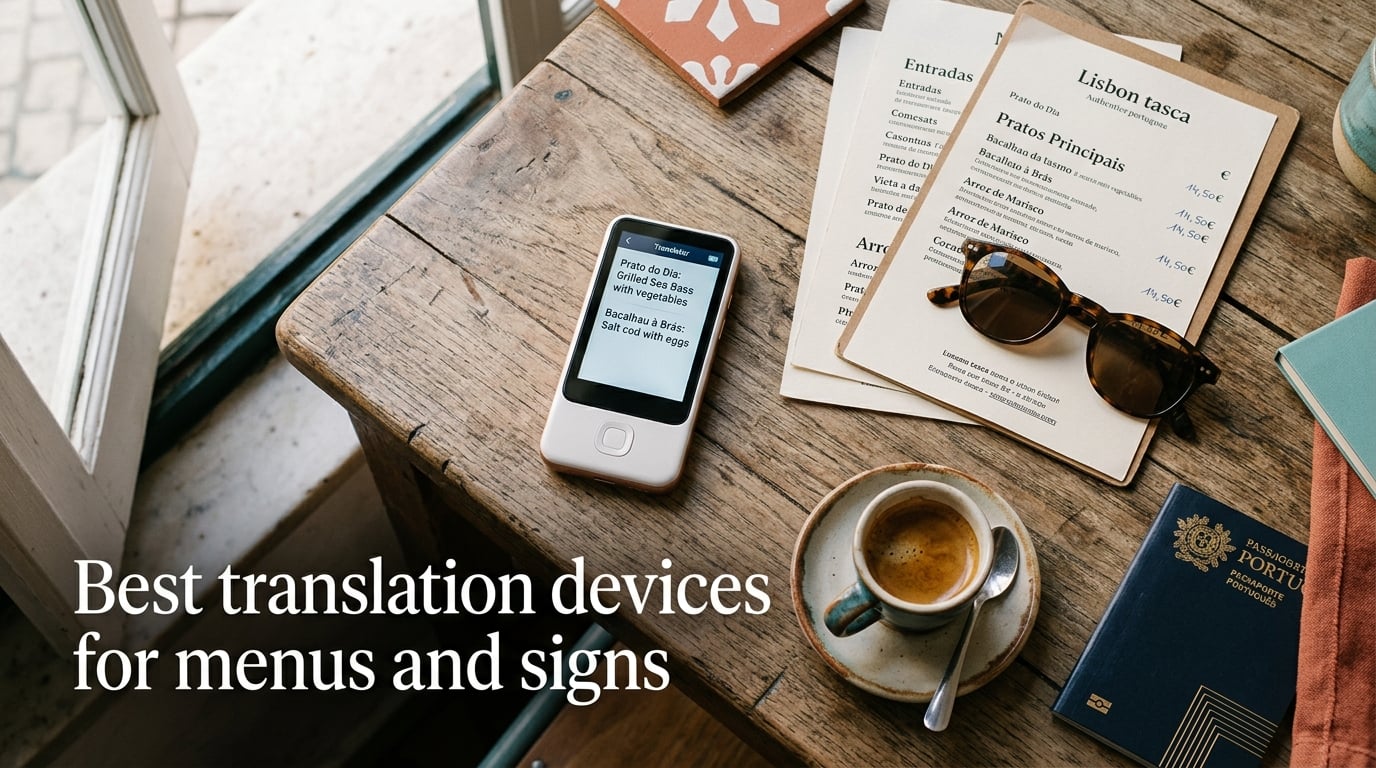 Best translation devices for menus and signs