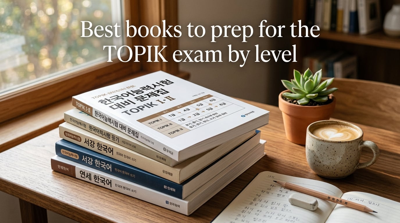 Best books to prep for the TOPIK exam by level