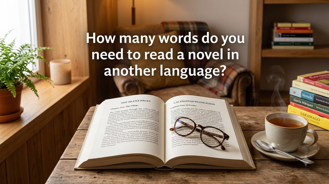 How many words do you need to read a novel in another language?
