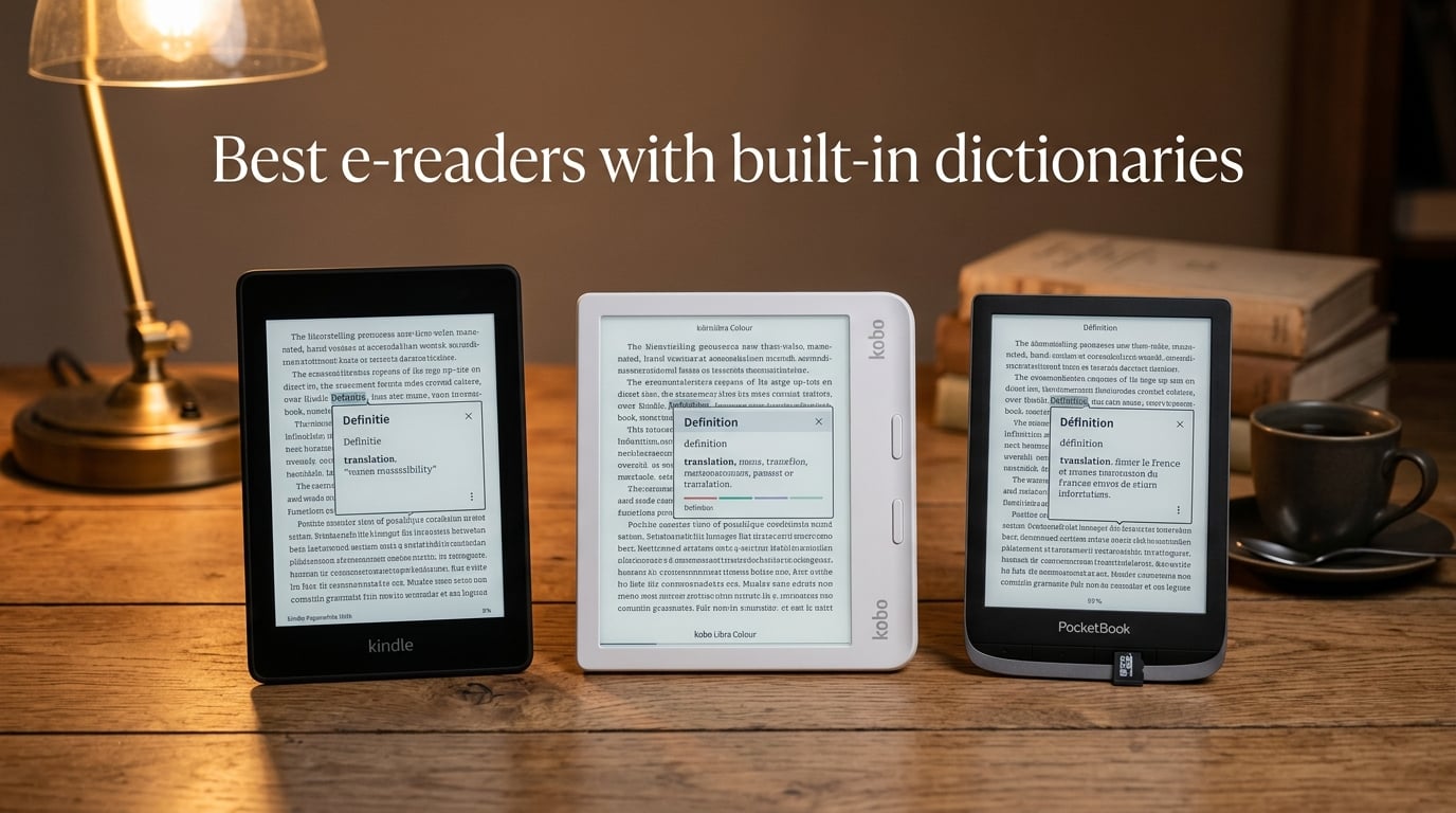 Best e-readers with built-in dictionaries