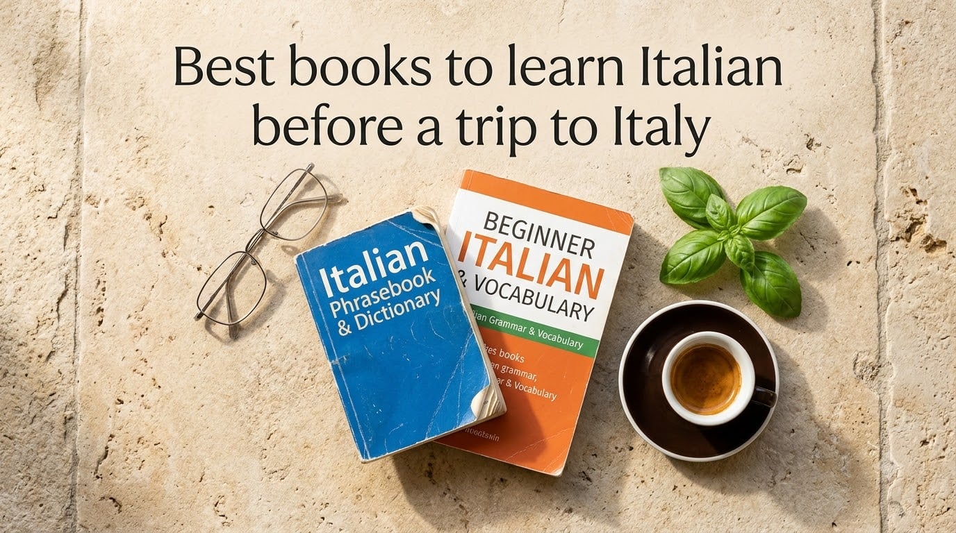 Best books to learn Italian before a trip to Italy