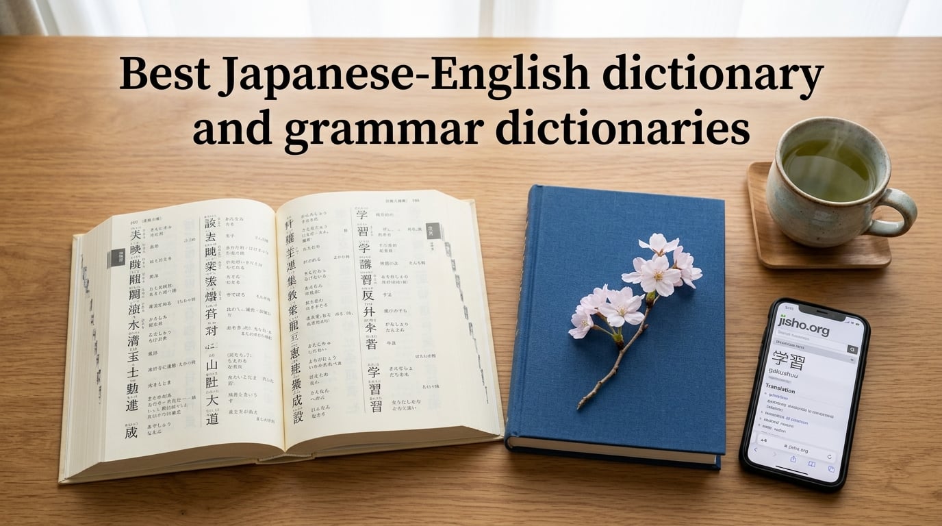 Best Japanese-English dictionary and grammar dictionaries